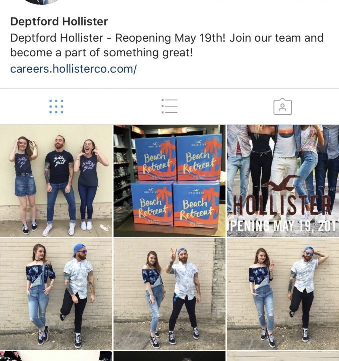 Hollister Deptford Mall Reopens May 19, 2017
