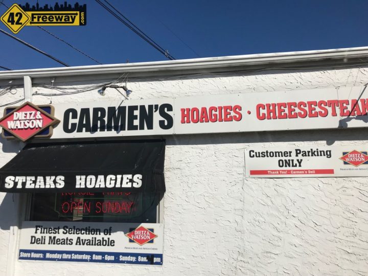 Carmen’s Bellmawr:  Trying Their Cheesesteak for National Cheesesteak Day (Video)