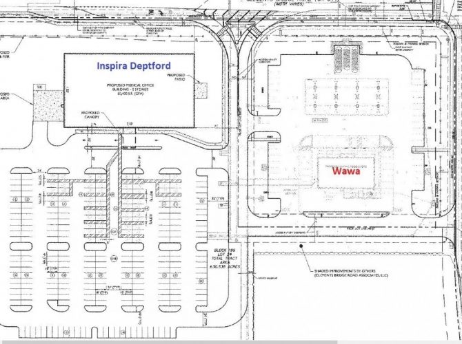 Insipira Deptford Early Concept Siteplan Plus Wawa 42 Freeway