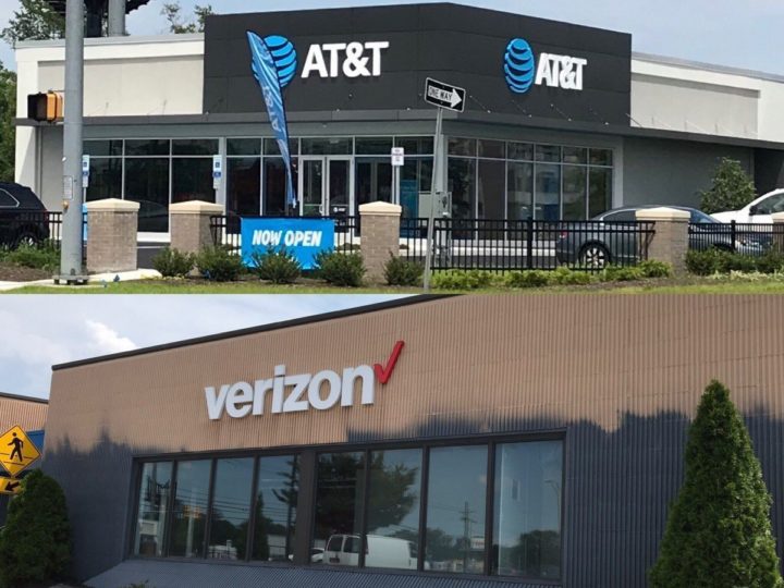 Verizon Moving into Deptford Old AT&T Location!  AT&T is Open Across the Street