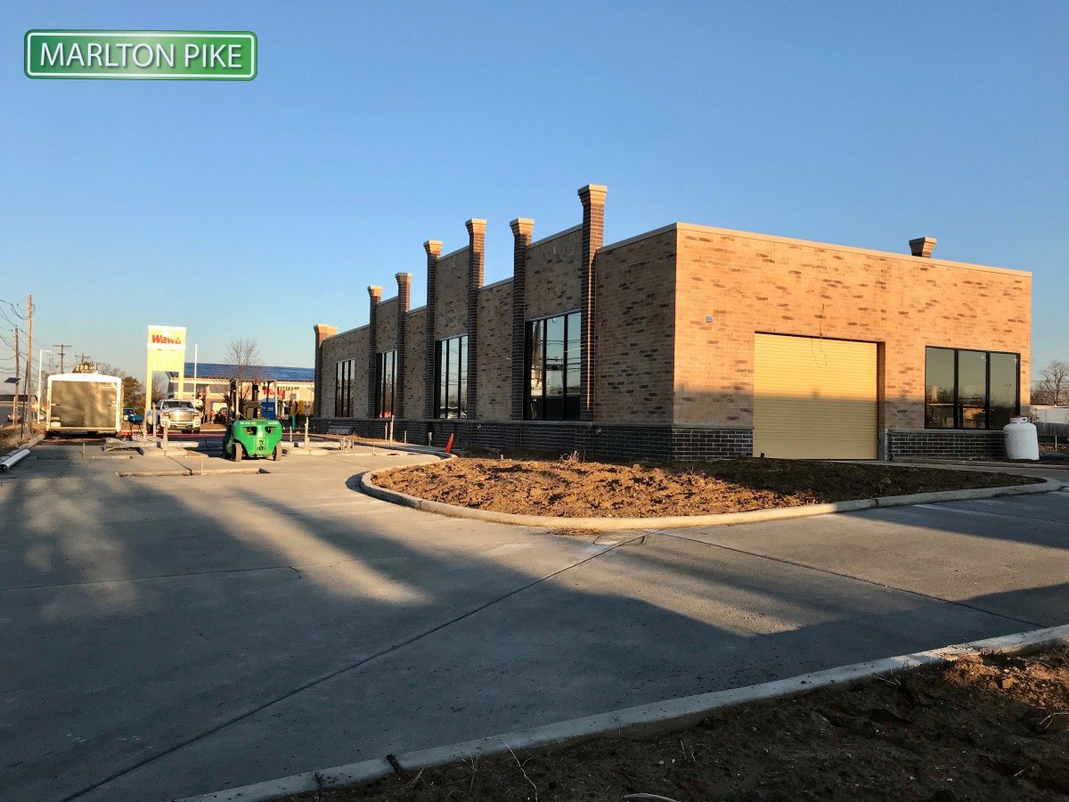 Zippy's Car Wash Under Construction Between Benihana and Wawa on Rt 70