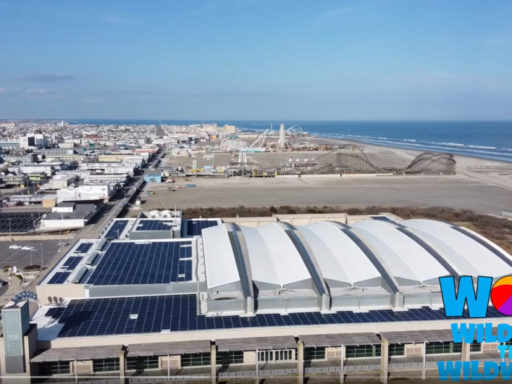 Wildwood Southend Beach and Boardwalk; Drone Video from the Convention Center To Crest Pier