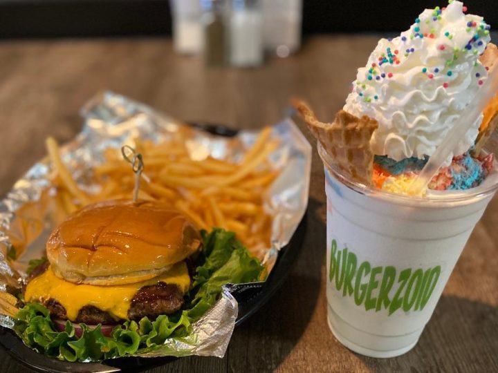 Burgerzoid is a New Fresh Burger Restaurant at Shoppes at Cross Keys.  Open for Pickup or DoorDash