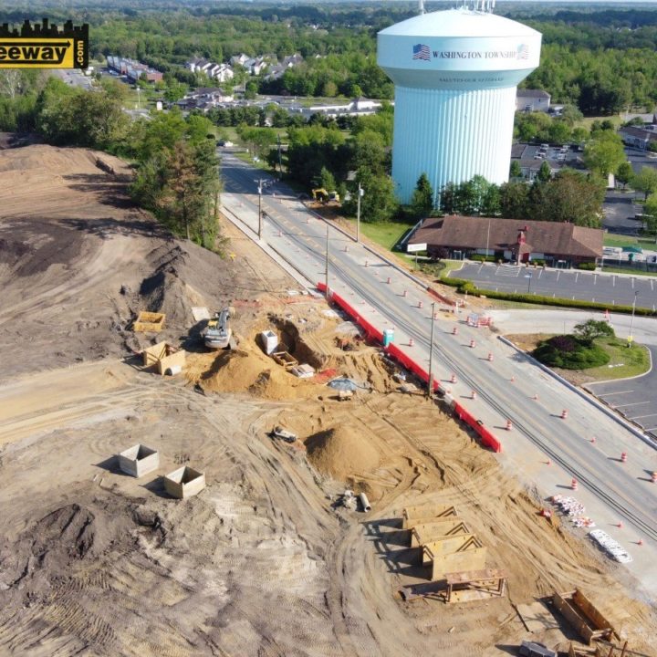 Blackwood-Barnsboro Road at 5-Points Relocation Explained in Drone Video. Change Makes Room…