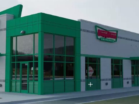 Krispy Kreme Approved For Deptford Mall Parking Lot Edge.  New Prototype Location with Full Doughnut Bakery (Photos)