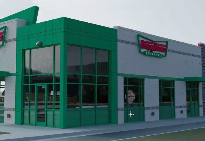 Krispy Kreme Approved For Deptford Mall Parking Lot Edge.  New Prototype Location with Full Doughnut Bakery (Photos)
