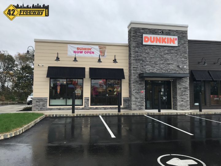 New Mullica Hill Dunkin Opened this Month at Rt 45 And Cedar Rd.  Next to Clearview.  Small Center Includes X.O Nails
