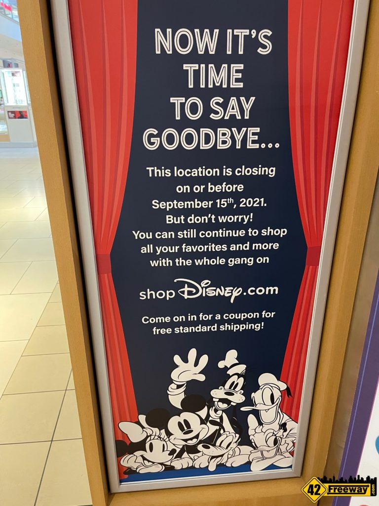 Disney Store closing in NJ, plus other stores closed for good