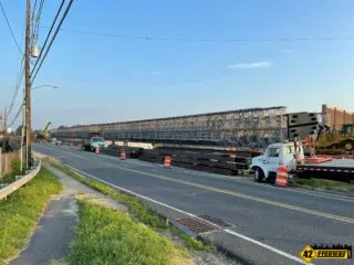 Bellmawr Browning Rd Temporary Bridge In Place. Few More Weeks Before Traffic Uses
