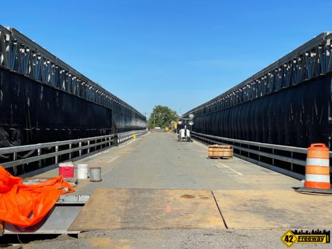 Browning Road Temporary Bridge: A Look at the Not-Yet-Open Structure