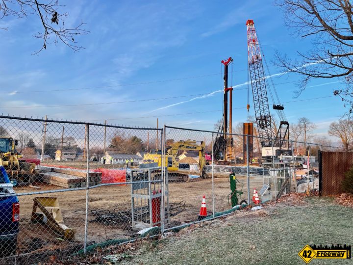 Hilltop NJ Large PSEG Electrical Switching Substation Construction is Underway