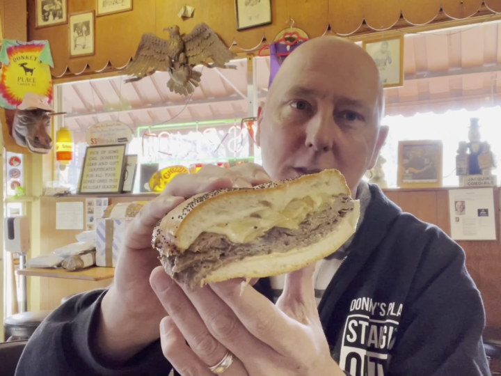 Video Visit to Donkey’s Place Camden for National Cheesesteak Day!