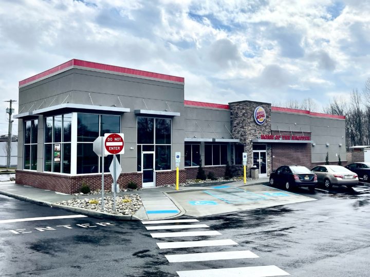 New Construction Burger King is Open on Blackwood Clementon Rd.  Indoor Playground!