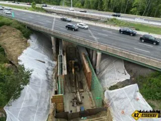 Route 42 Bridges Over Blackwood Trail, Bridge Replacement with Tunnel