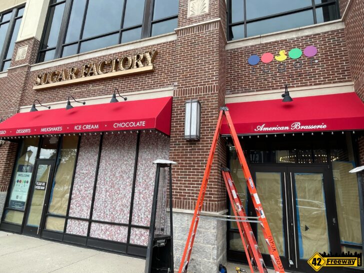 Sugar Factory Cherry Hill Signage Is Up.  Final Inspections Remain Ahead of Opening.