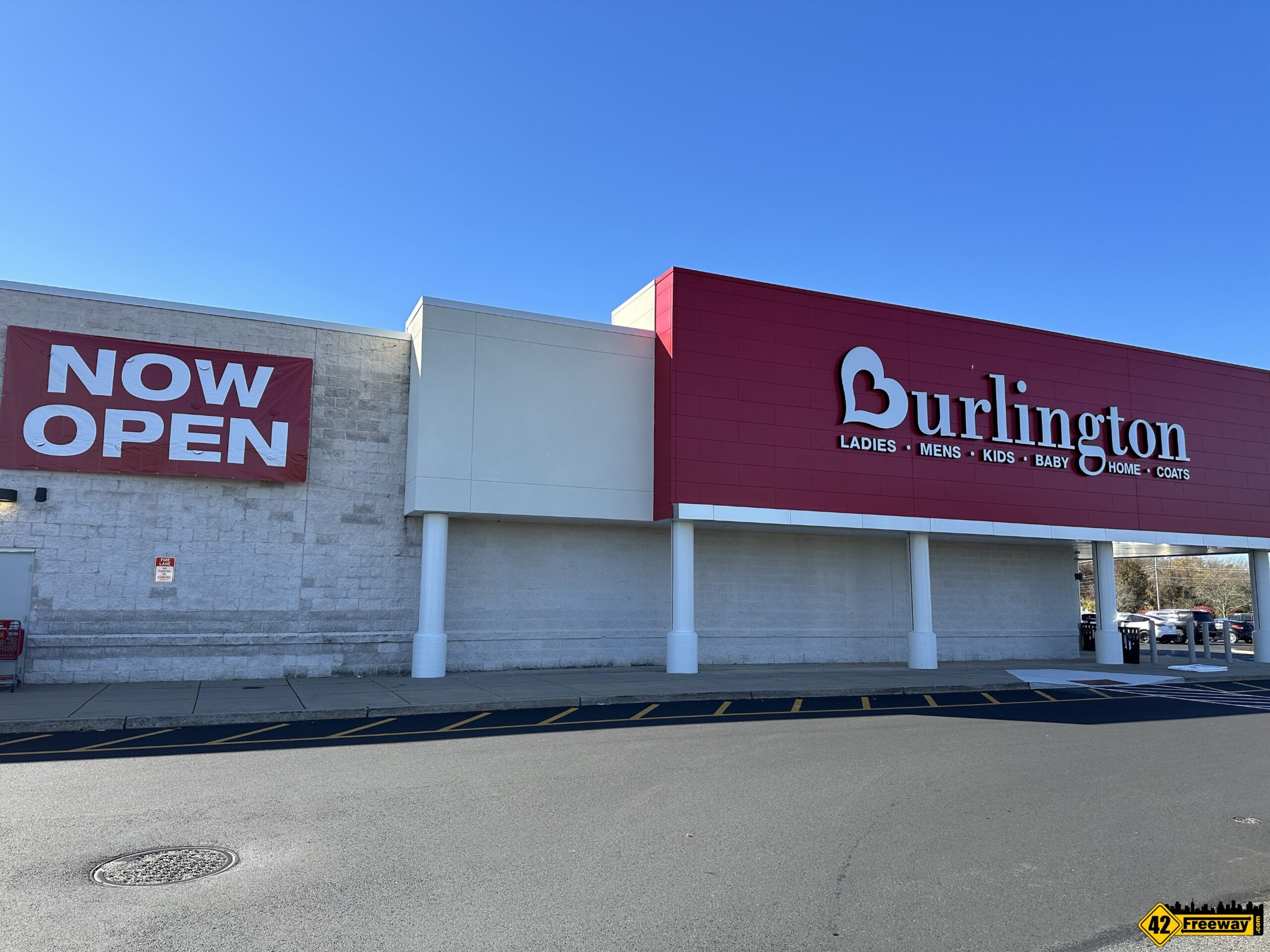 Relocated Burlington Store in Turnersville Now Open. West Berlin Nov 11  Opening. Photo Tour - 42 Freeway