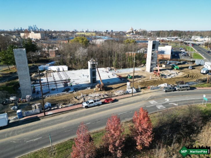 Five-Story Collingswood Self Storage Facility Under Development at the “Circle” Near Rt 130.