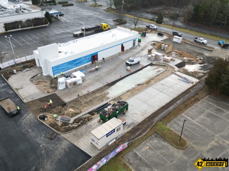 Two ModWash Locations in Gloucester Twp, Drone Image Construction Update