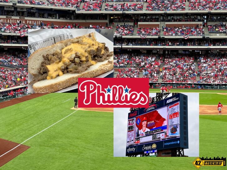I was at Phillies Opening Day: Uncle Charlie’s Steaks and Mega-Phanavision