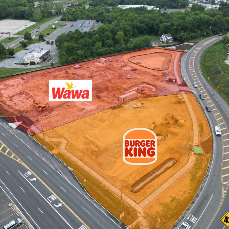Burger King Construction Starts at Five Points Washington Township. Adjacent Wawa Foundation…