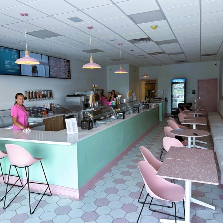 Spilt Milk Washington Twp Offers a Retro Ice Cream Shop Experience With…