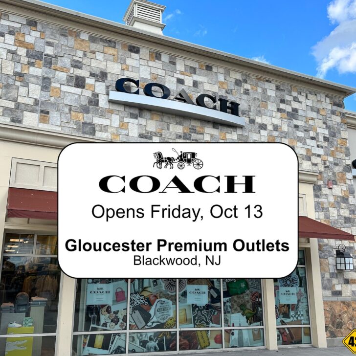 Coach Outlet Opens at Gloucester Premium Outlets October 13th.  Plus Other Outlet…