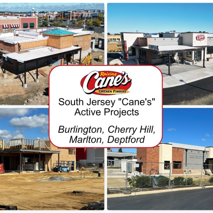 Four Raising Cane’s Restaurants Under Construction in South Jersey. I visited Them…
