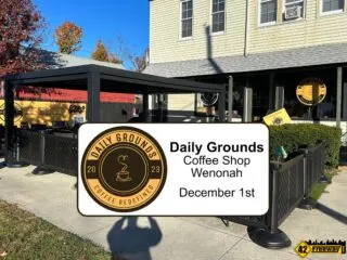 Daily Grounds Coffee Shop Wenonah Opens December 1st. Former Chompsky’s Location