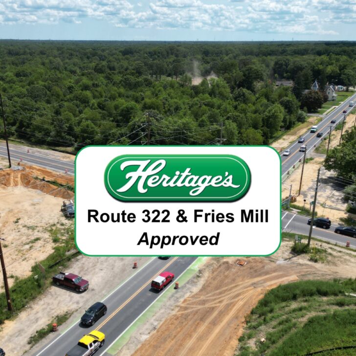Heritage’s Dairy Store Approved For Rt 322 & Fries Mill in Williamstown