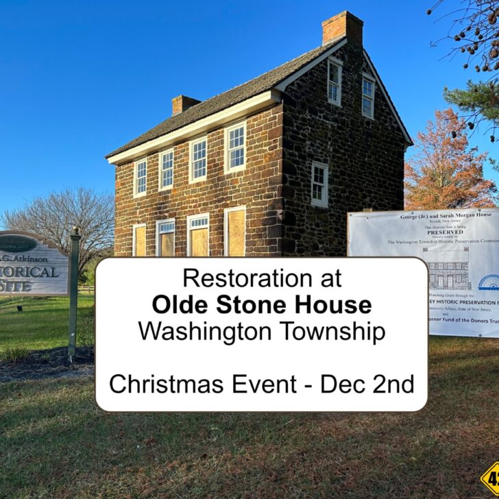 Restoration at Historic Olde Stone House Washington Twp.  Christmas Event December 2nd