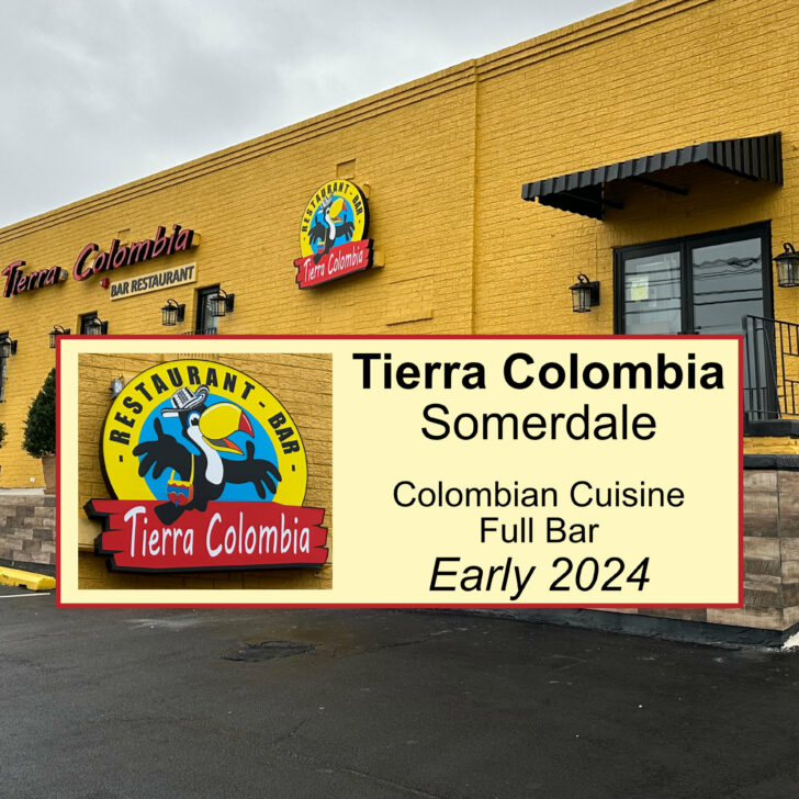 Tierra Colombia Somerdale Opening Early 2024!  Colombian Cuisine and Full Bar