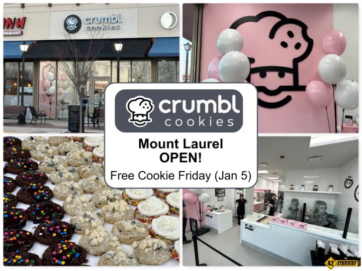 Crumbl Cookies Mount Laurel is Open! Free Cookie Day is Friday Jan 5th