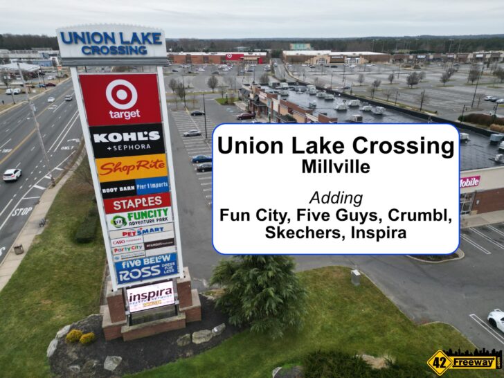 Union Lake Crossing Millville Adding Fun City, Five Guys, Crumbl, Skechers and Inspira and More!