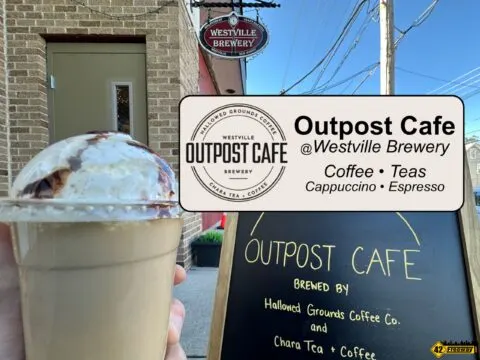 Outpost Café at Westville Brewery Brings Freshly Brewed Coffees and Teas to Downtown Westville