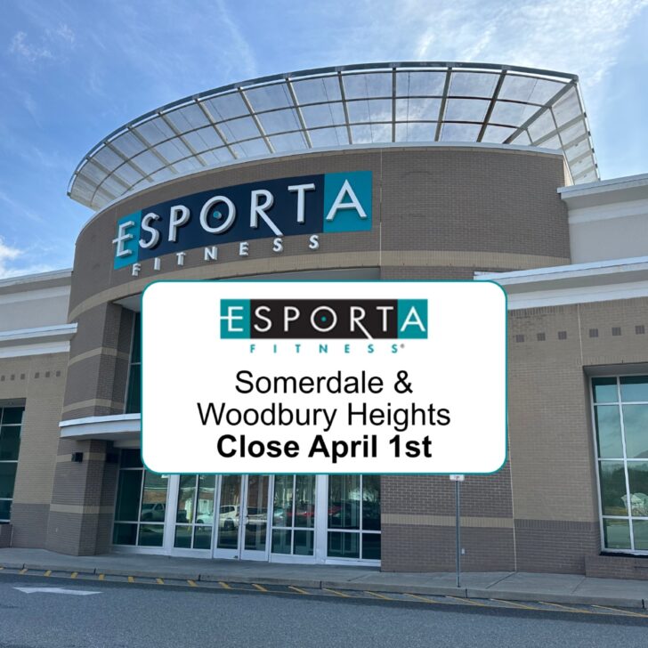 Esporta Fitness Somerdale and Woodbury Heights Close April 1st