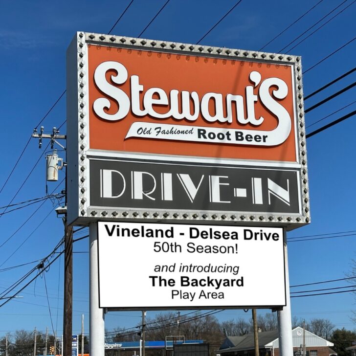 Stewart’s Drive-In Vineland Opens 50th Season On March 9th and Introducing “The…