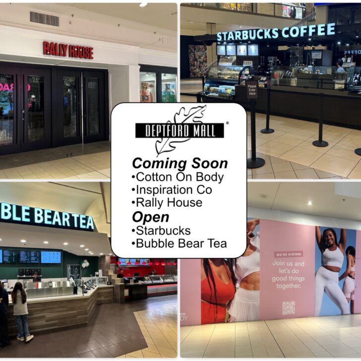 Deptford Mall Coming Soon; Cotton On Body, Inspiration Co, Rally House.  Now…