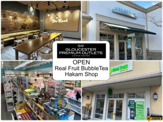 Real Fruit Bubble Tea & Hakam Shop OPEN at Gloucester Premium Outlets