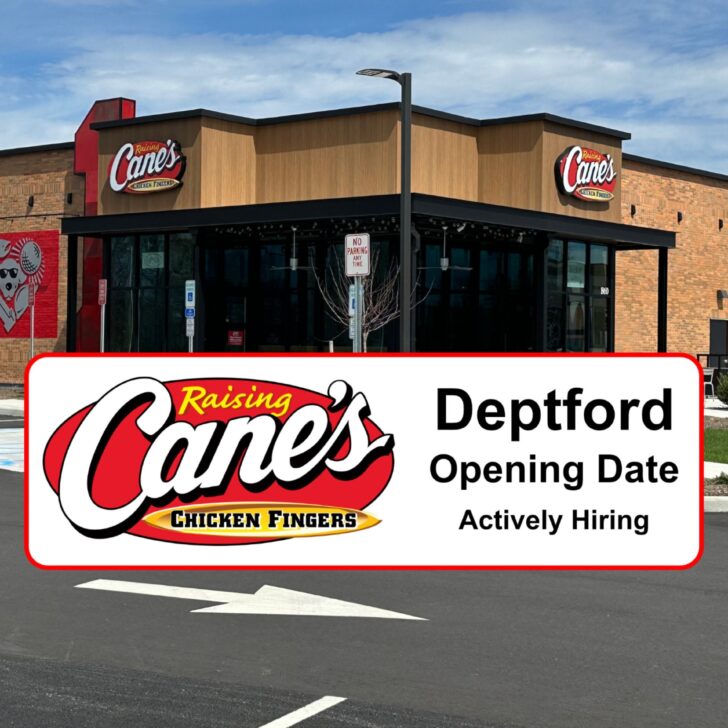 Raising Cane’s Deptford Sets April Opening Date.  Positions Available.