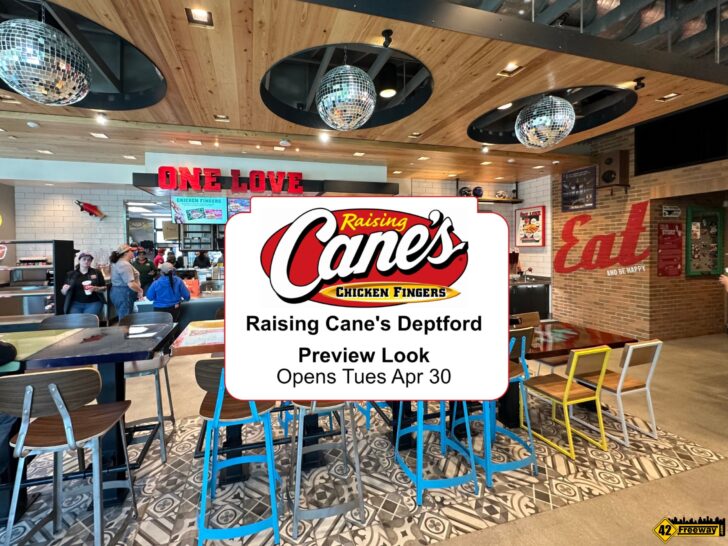 Deptford Raising Cane’s Grand Opening Tuesday April 30th.  Details and Preview Photos