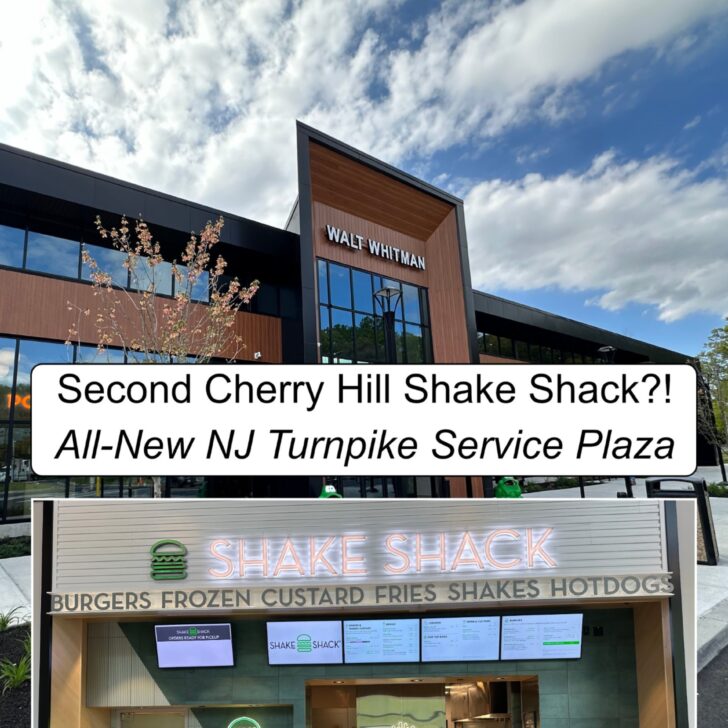 Second Shake Shack in Cherry Hill?  New Walt Whitman Service Plaza on…