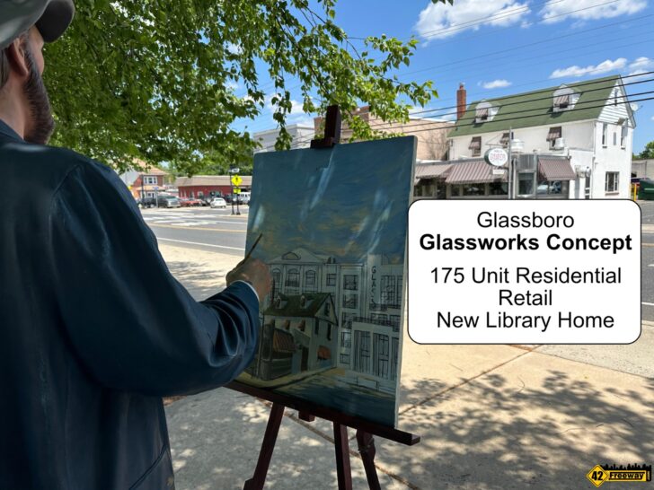 Statue Adds Validity to Unannounced Glassboro Glassworks Project; New Residential, Retail and Library Home