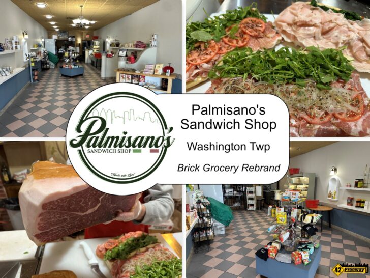 Palmisano’s Sandwich Shop Washington Twp, a Brick Grocery Rebranding.  Remodel Coming!
