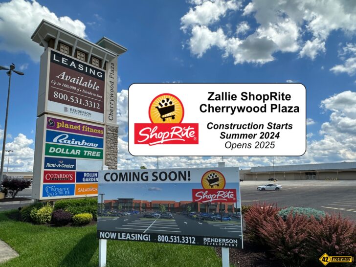 Zallie Shoprite Cherrywood Construction Starts This Summer.  Expected Opening 2025.