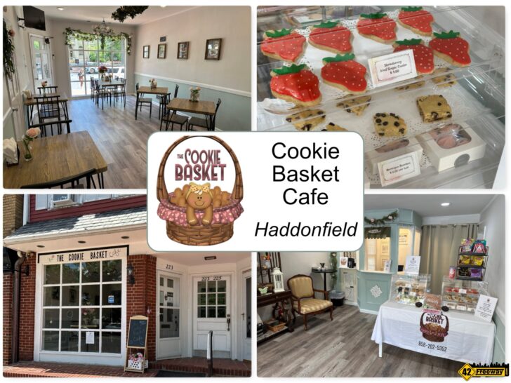 Cookie Basket Café is Open in Haddonfield. Light Lunch, Desserts, Smoothies and More!