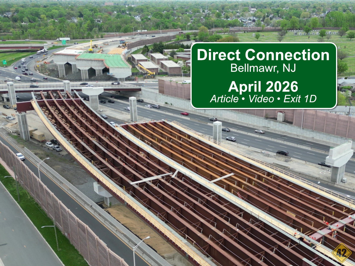 April 2026 Update Direct Connection Route 295 Bellmawr and Exit 1D